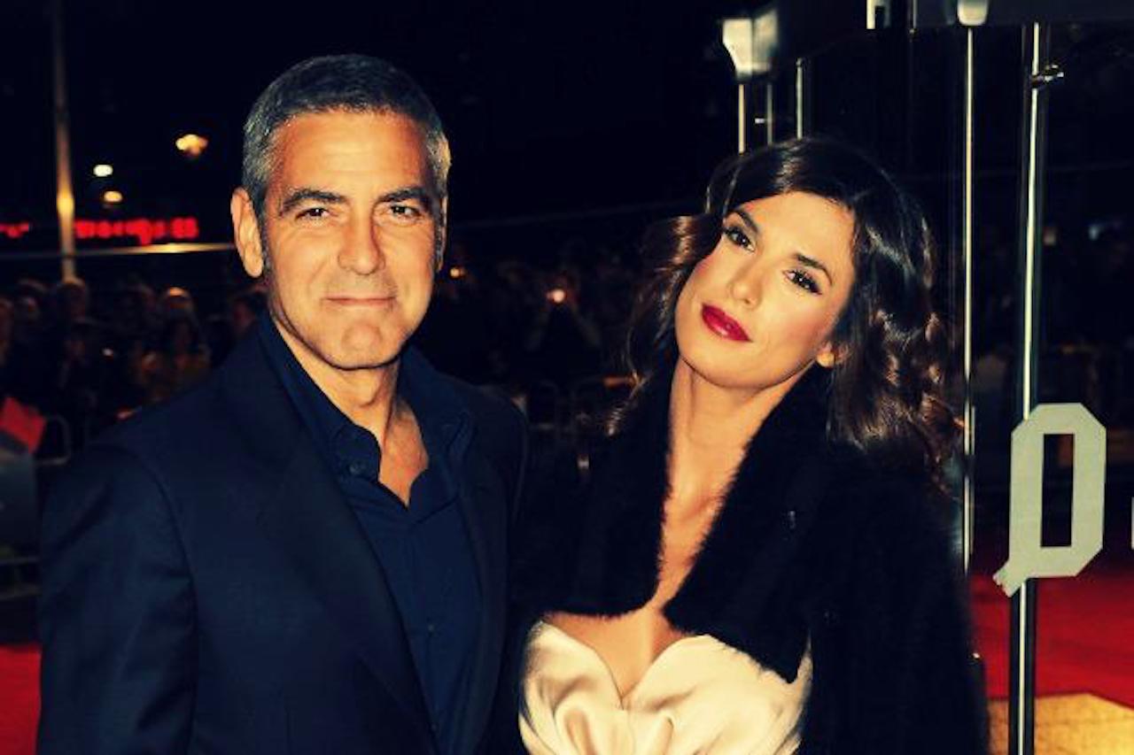 Clooney and canalis in sardinia