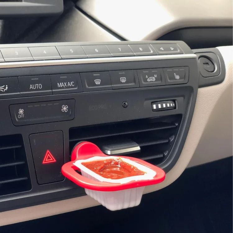 car dipping sauce holder