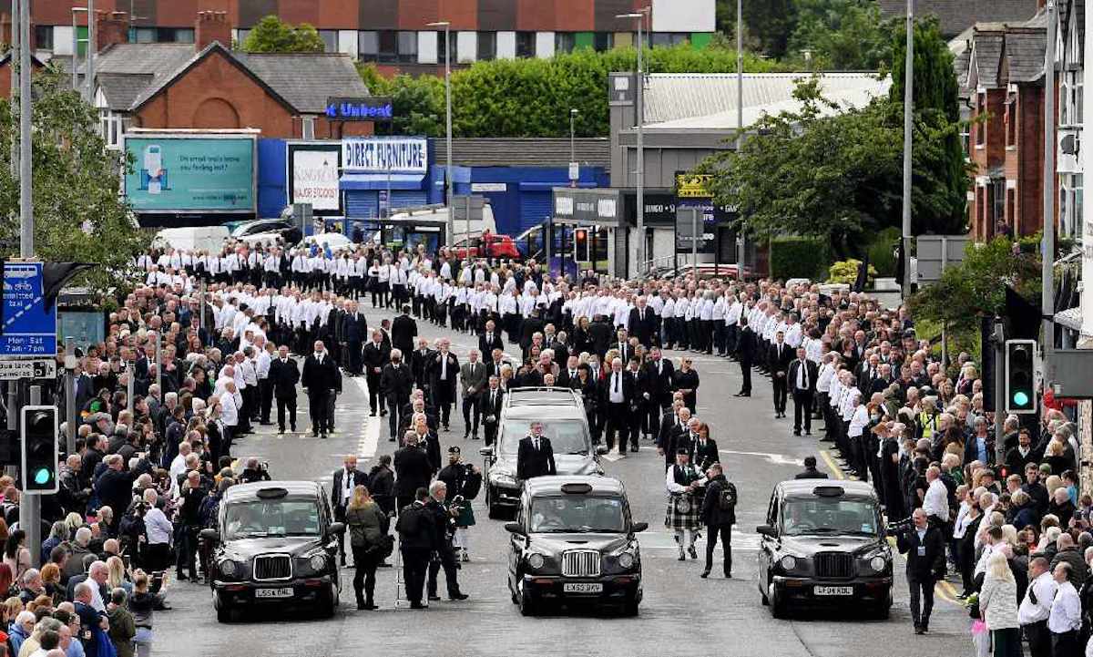 funeral of bobby storey sinn fein members will soon know the prosecutions decisions