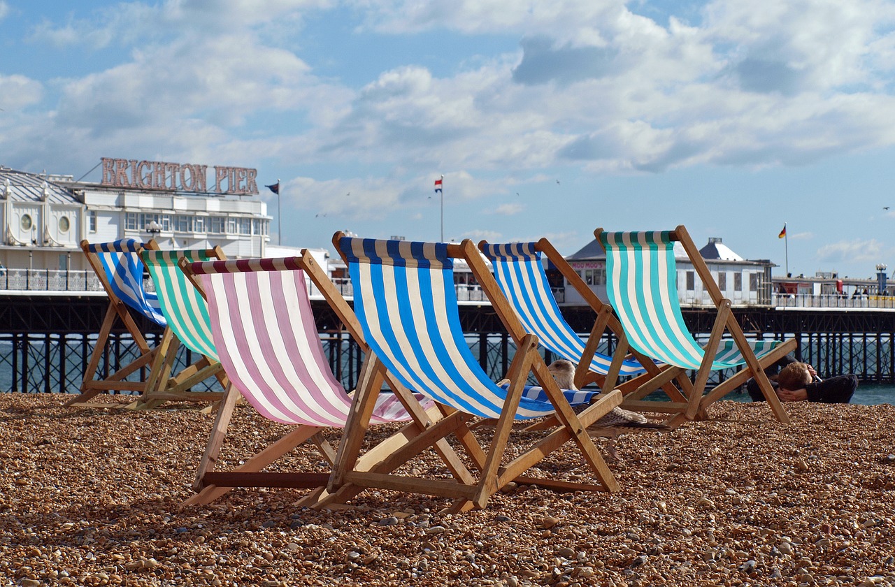 Families travel seaside