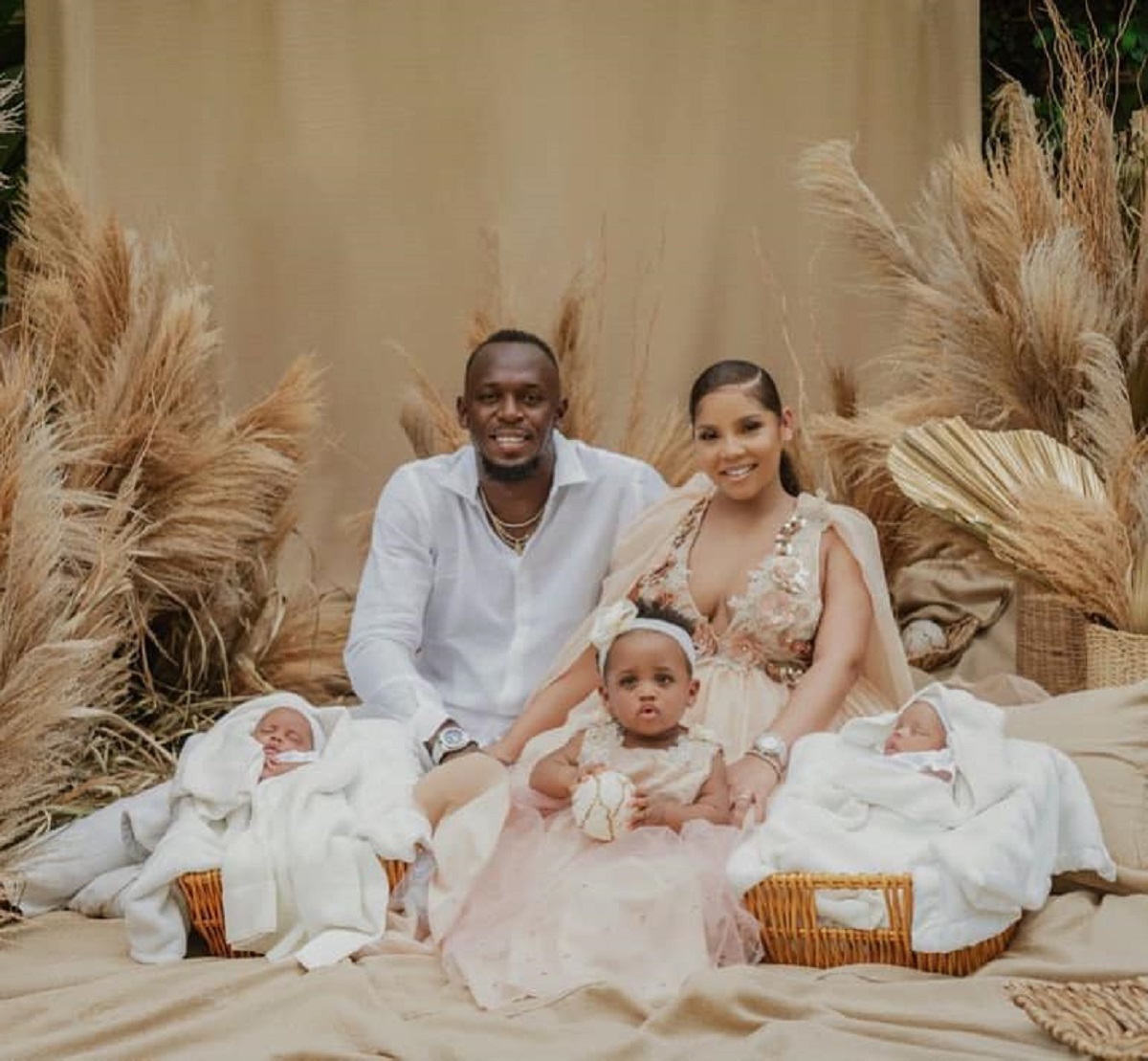 Birth of Twin Boys of Usain Bolt and Kasi Bennett